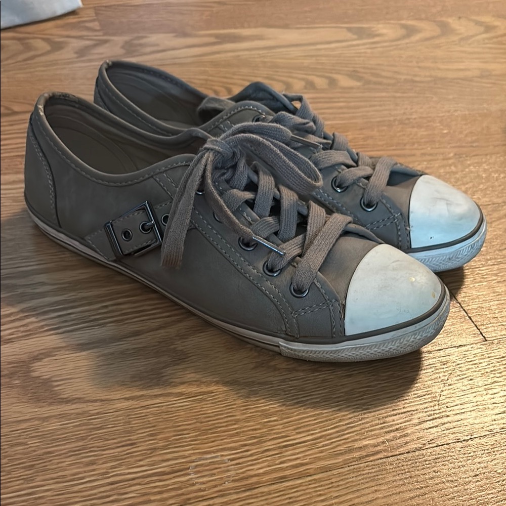 Casual Aldo Tan/Gray Sneakers for Women